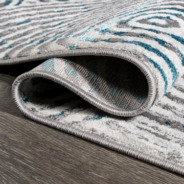 Timeworn Modern Abstract Area Rug
